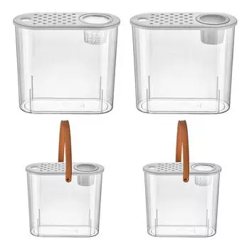 Пластиковые кашпо для выращивания почвы гидропоники для декора домашнего офиса A