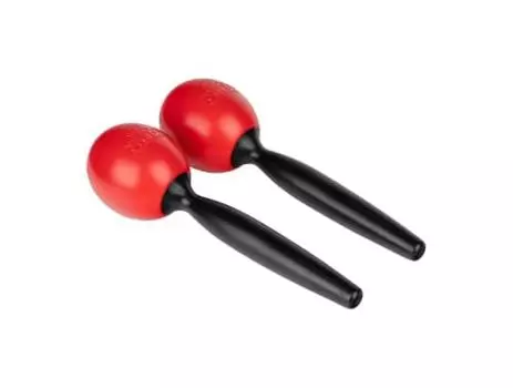 Пластиковые маракасы NINO красные NINO575R среднего размера []
