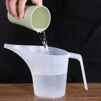 Пластиковые мерные стаканы, мерный инструмент, градуированный наконечник на 500 мл, стаканы для жидкости, контейнер с длинным носиком, воронка, кувшин