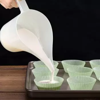 Пластиковые мерные стаканы, мерный инструмент, градуированный наконечник на 1000 мл, стаканы для жидкости, контейнер с длинным носиком, воронка, кувшин