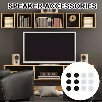 Пластиковые наклейки-ленты Reel to Reel NAB Hub Adapte, напечатанные ЧЕРНО-БЕЛЫЕ для любителей аудиотехники своими руками, 6 шт. чёрный