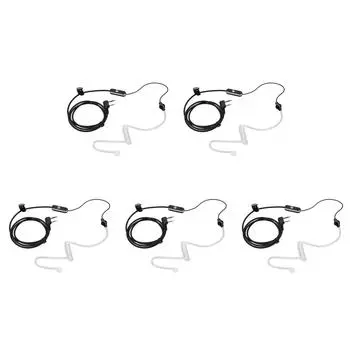 Пластиковые наушники-вкладыши PTT MIC наушники для радиостанций Retevis