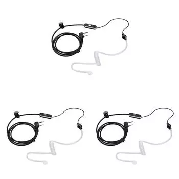 Пластиковые наушники-вкладыши PTT MIC наушники для радиостанций Retevis