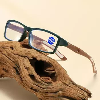 Пластиковые очки для чтения, винтажные ретро-белые очки для пресбиопии, новые мужские очки для чтения при гиперметропии для пожилых глаз +1,0 +1,5 +2,0 +2,5 +3,0 +3,5 +4,0 +4.0 коричневый