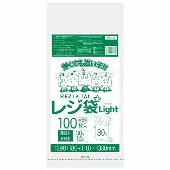 Пластиковые пакеты Kansai 30 Kanto 12 штук Прозрачные Ширина 18 см x Высота 38 см Толщина Тонкий пластиковый пакет Mart тщательно отобранный пластик Торговая марка белый