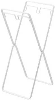 Пластиковые пакеты Yamazaki Jitsugyo 5712, 2 ряда, подставка для мусорных мешков объемом 30 л, цвет белый, приблизительно. Ш23XГ29XВ54см (При использовании) Пластиковый пакет для мусорного контейнера Tower Separation