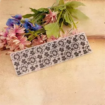 Пластиковые папки для тиснения для изготовления открыток, шаблон для тиснения цветов, трафарет для бумажных открыток для изготовления открыток своими руками в стиле скрапбукинга EM331 One Size чёрный