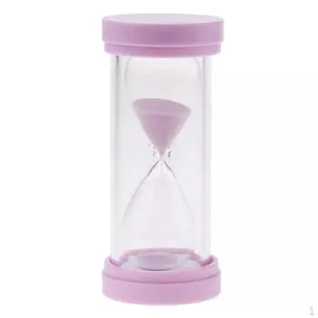 Пластиковые песочные часы для чистки детей - фиолетовый