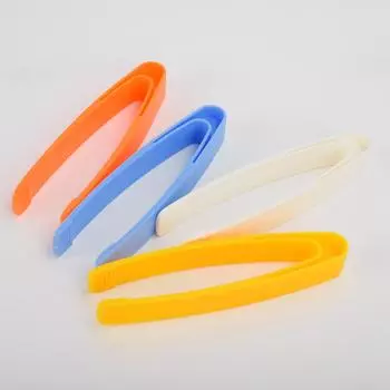 Пластиковые пинцеты с прямой головкой Косметические пинцеты Аптечка первой помощи Пинцеты Медицинские инструменты Пинцеты Оптовая продажа Большой белый зажим