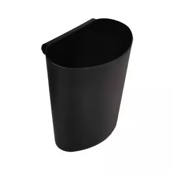 Пластиковые подвесные ведра для хранения на тележке, переносная прикроватная подвесная корзина, бытовая подвесная корзина для кухни с креплением на спине чёрный