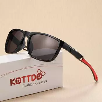 Пластиковые поляризованные мужские солнцезащитные очки для верховой езды, женские солнцезащитные очки, синие антибликовые солнцезащитные очки, очки-маски Gafas De Sol чёрный