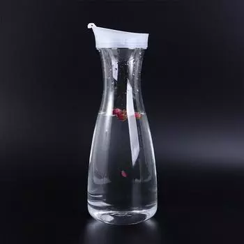 Пластиковые принадлежности для бара из пищевого пластика, прозрачные с крышкой для холодных напитков, банка для лимонада, кувшин для сока, бутылка для воды, графин для воды