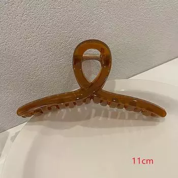 Пластиковые прозрачные заколки для волос большого размера, модные женские заколки для волос, женские аксессуары для волос, головные уборы, заколки для волос с хвостиком, головные уборы