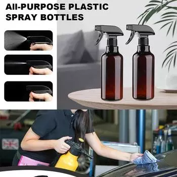 Пластиковые распылители. Сильный туман для чистящих растворов. Многоразовые пустые распылители. Антидеградационные, герметичные. белый