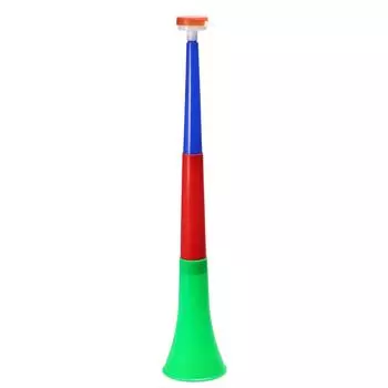 Пластиковые рога Vuvuzela, футбольный болельщик, труба, болельщики, болеющий рог для футбольных спортивных мероприятий, вечеринок зелёный