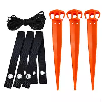 Пластиковые садовые колышки, якоря, гвозди, набор для поддержки растений, сельскохозяйственный инструмент, обеспечивает рост