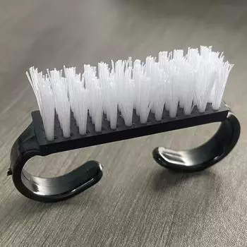 Пластиковые щеточки для ногтей, разноцветные щетки для чистки ногтей, щетка для очистки пыли, мягкие инструменты для снятия лака и маникюра чёрный