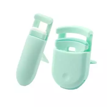 Пластиковые щипцы для завивки ресниц без зажима для мяса, портативный пресс для завивки ресниц с широким углом, локальные щипцы для завивки ресниц One Size зелёный