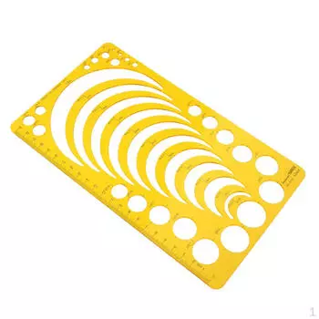 Пластиковые шаблоны линеек для рисования, круглые инструменты для лоскутного шитья