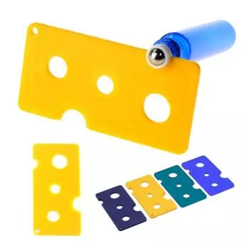 Пластиковые шарики-ролики, колпачки, открывалка для бутылок с эфирным маслом, штопор зелёный