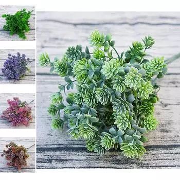 Пластиковые суккуленты искусственные цветы DIY Suculentas Artificiais свадебное украшение rosered