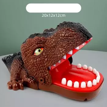 Пластиковые сувениры, кусающий руку крокодил, игрушка-стоматолог, динозавр, кусающий палец, кусающий палец, игра для вечеринки Dinosaur