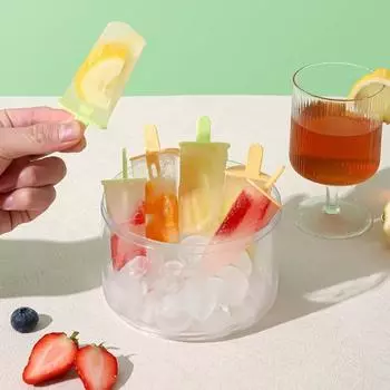 Пластиковые треугольные формы для мороженого на палочке Многоцелевые формы для мороженого на палочке Принадлежности для изготовления мороженого на палочке зелёный