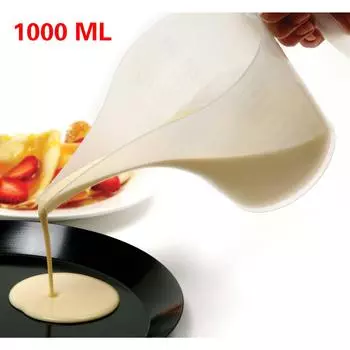 Пластиковые весы с наконечником на 1000 мл, мерная чашка для приготовления пищи 1000ML