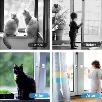 Пластиковые замки безопасности для детей, защита ящика, простой оконный замок для помещений 19cm белый