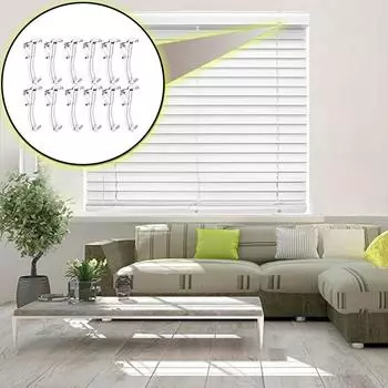 Пластиковые зажимы для балдахина, прочные, 12 шт., длина 2,5 дюйма