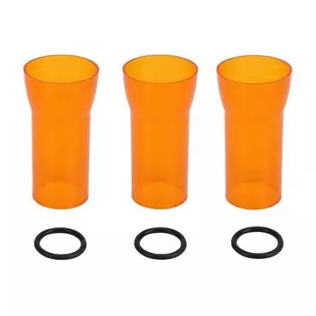 Пластиковый абажур для кемпинга, легкий чехол для кемпинга, аксессуары для улицы, оранжевые комплекты для Goal Zero 32005 Black Dog ESLNF 2Pcs