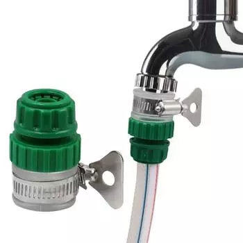 Пластиковый адаптер для водопроводного крана 1/2 дюйма, фитинг для быстрого подключения шланга для мытья и орошения сада