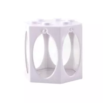 Пластиковый аквариум для петушков, многоцветный нерестовик, креативный аквариум-конструктор для дома/офиса white-oval