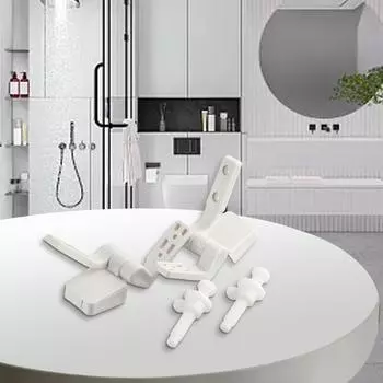 Пластиковый белый Простая установка, затягивание Содержимое упаковки