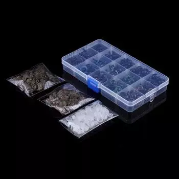 Пластиковый безопасный черный набор для рукоделия, плюшевый мишка, машинная стирка, кукла для рукоделия, плюшевая игрушка, 264 предмета, глаза,