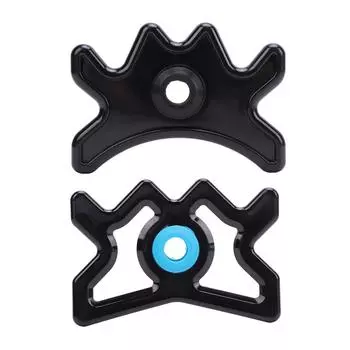 Пластиковый бильярдный кий Bridge Head Pool Billiard Cue Bridge Head Billiard Pool Cue Аксессуары для пула Ta Black