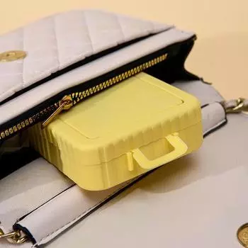 Пластиковый чехол для квадратной пуховки, прозрачная губка, портативная дорожная косметичка, чехол для хранения косметики розы красного