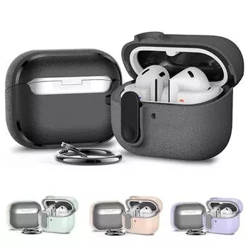 Пластиковый чехол для наушников Беспроводные наушники Аксессуары для Samsung Galaxy Buds 3/3 Pro темно-синий