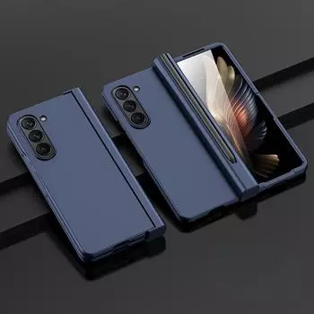 Пластиковый чехол-мембрана для телефона Samsung Galaxy Z Fold 6 5 4 3 Fold6 Fold5 Fold4 Fold3 с защитным чехлом для шарнира с гнездом для ручки Galaxy Z Fold6 зелёный