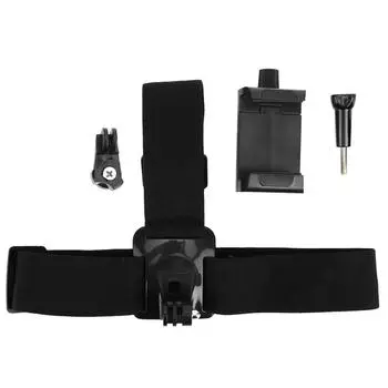 Пластиковый черный наружный ремешок для крепления на голову кронштейн для съемки налобная повязка для камеры движения