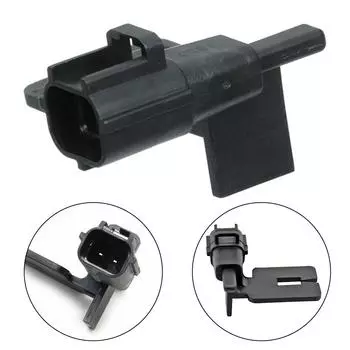 Пластиковый датчик температуры, практичный, черный, простой в использовании