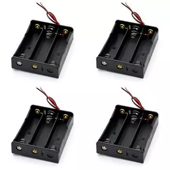 Пластиковый держатель для аккумулятора 18650 3,7 В (3 Раздел)