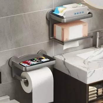 Пластиковый держатель для бумажных полотенец для ванной комнаты без перфорации, коробка для салфеток, новый держатель для туалетной бумаги для дома