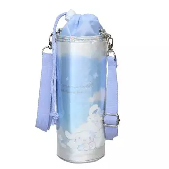 Пластиковый держатель для бутылок Kamiojapan Cinnamoroll, чехол для бутылок с холодным эффектом и плечом 303993 Sanrio, синий