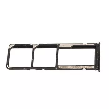 Пластиковый держатель для двух SIM-карт с держателем для SIM-карты и штифтом для карты для Xiaomi Redmi Note 10 Blue чёрный