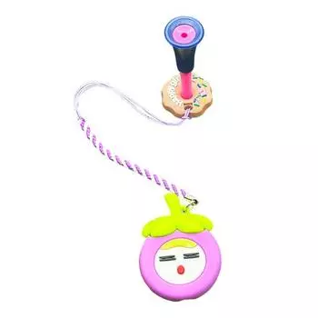 Пластиковый держатель для гольф-ти с защитой от потери, дизайн «пончик», кольцо для гольф-ти с ремешком, мультяшный дизайн фруктов, предотвращение потери ти, аксессуар для гольфа Fruit