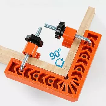 Пластиковый держатель для линейки под прямым углом 90° Вспомогательный позиционер Инструмент Overline L-образная распорка Захват с фиксированным углом Инструменты для деревообработки