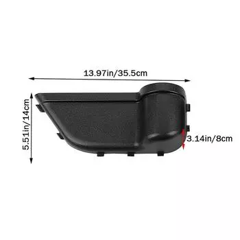 Пластиковый держатель для напитков, дверной держатель для стакана с водой, портативный карман для передней двери автомобиля для Jeep Wrangler 2018-2020