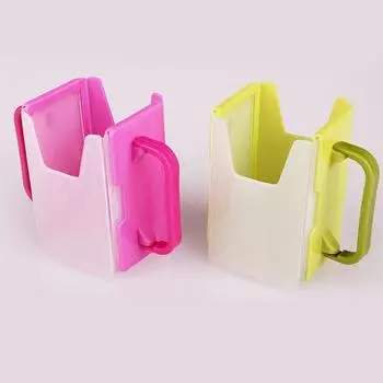 Пластиковый держатель для напитков, сока, молока для самопомощи для малышей, регулируемые ручки зелёный