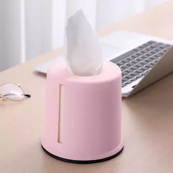 Пластиковый держатель для рулонов салфеток с крышкой для кухни, ресторана, ванной, круглой рулонной бумаги, органайзер для стола, контейнер